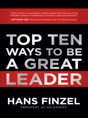 cover image of Top Ten Ways to Be a Great Leader